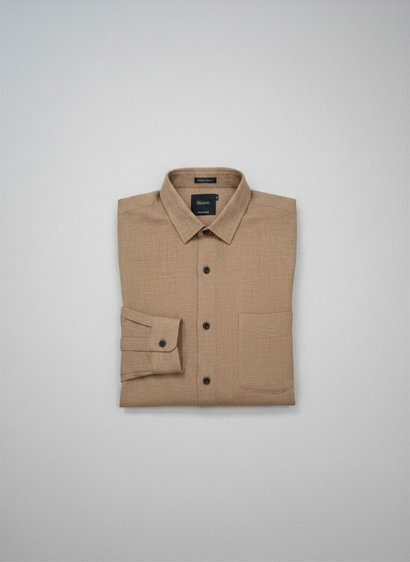 Vassalli Collection Beige Linen Shirt