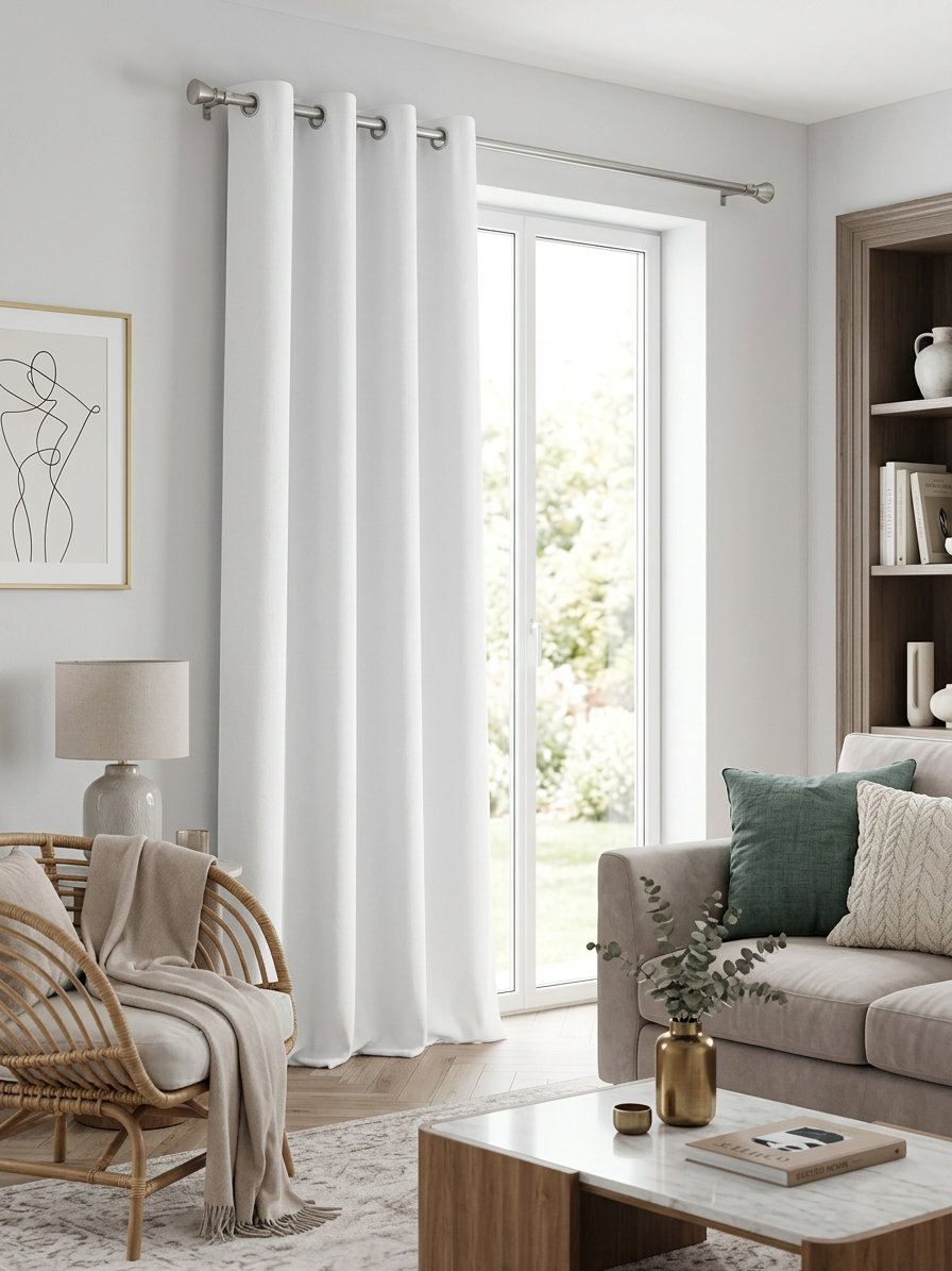 White Curtain (7 ft)