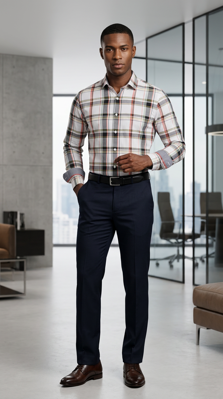 Rare Rabbit Cotton Plaid Shirts